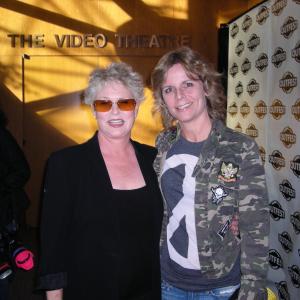 Deborah Stewart and Sharon Gless at Outfest 2009 for the screening of Hannah Free