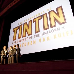 At the Dutch premiere of The Adventures of TinTin  The Secret of the Unicorn