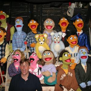 Backstage with the cast of Avenue Q