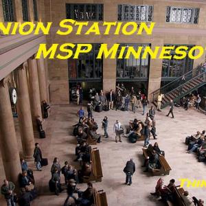 2 The Set of Thin Ice Photo Of Union Depot or Union Station MSP Minnesota