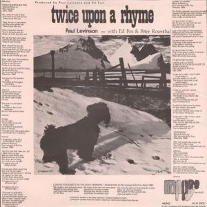 Twice Upon a Rhyme (HappySad Records, 1972); re-issued on remasterd vinyl by Sound of Salvation Records, 2011