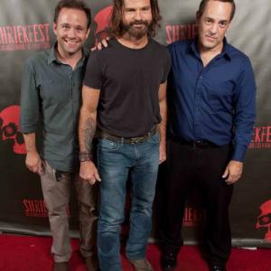 At Shriekfest 2014 opening night with Patrick OBell and Jonathan Eisley