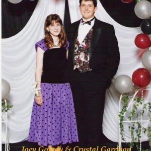 Joey Gowdy & Crystal Garrison in 1998 at the Hickory Flat Junior Prom.