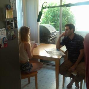 Behind the scenes with actress Camille Mintgomery,, And The Past Recedes
