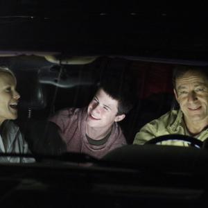 Still of Jason Isaacs, Laura Allen and Dylan Minnette in Awake (2012)