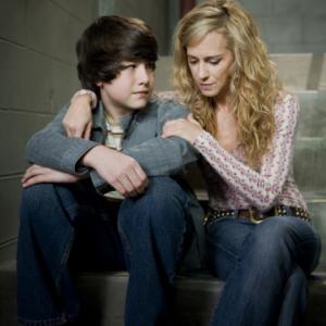 Still of Holly Hunter and Dylan Minnette in Saving Grace 2007