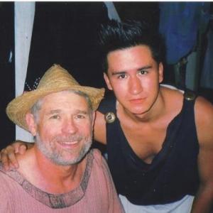 RoLo with ProFootball NFL HallofFame Superbowl MVP John Riggins aka The Diesel  Riggo backstage during the OffBroadway run of William Shakespeares A Midsummer Nights Dream where they both acted in the same play