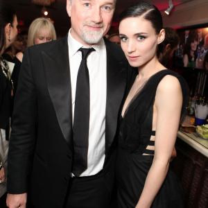 David Fincher and Rooney Mara