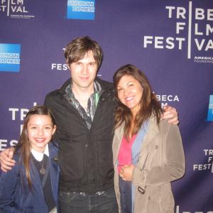 Dana Segal, Shawn Christensen and Fatima Ptacek at CURFEW in Tribeca Film Festival 2012