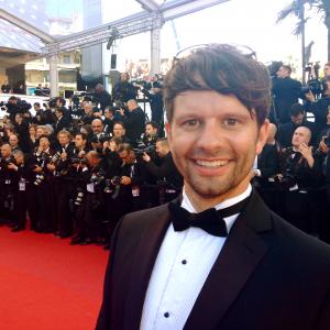 Tim Doiron on the red carpet at the Cannes Film Festival 2013.