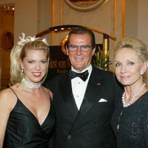 Princess Maja with UNICEF-Ambassador Roger Moore and his wife. (2005)