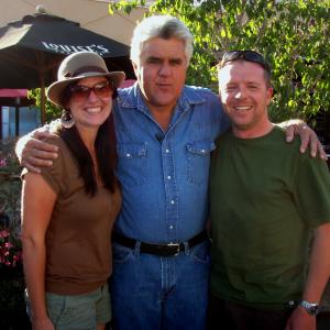 Melissa Smith, Jay Leno, Gary Lorimer in Hollywood California, 2008