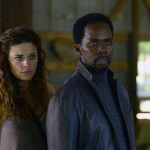Still of Harold Perrineau and Anglica Celaya in Constantine 2014