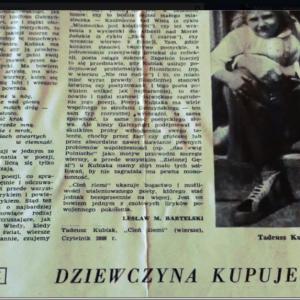 press 1958 Cien Ziemi  Shadow of Earth poetry volume review