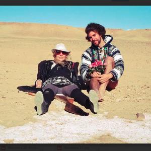 PPPasolini by Malga Kubiak, director and Alexi Carpentieri after shoot in the desert Lazarzat Morocco 2014.