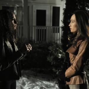 Still of Maggie Q and Christina Marie Moses in Nikita (2010)