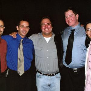 The creative team at the World Premiere of The Writer (from left to right, Producer Koren Young, Sound Designer Ryan Young, Writer-Director Chad Michael, Executive Producer Matthew Chastain, Coproducer Erick Carrero)