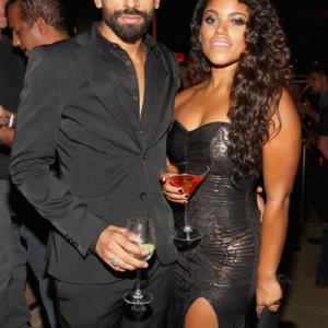 Robert Paul Taylor and Vivian Lamolli attends LATINA Magazines Hollywood Hot List party at the Sunset Tower Hotel on October 2 2014 in West Hollywood California