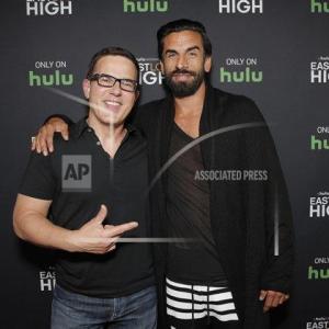Carlos Portugal and Robert Paul Taylor attend Hulus East Los High Season 2 Premiere at Landmark Theater on Wednesday July 9 2014 in Los Angeles