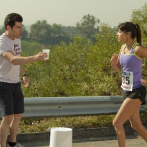 Still of Max Greenfield and Hannah Simone in New Girl 2011