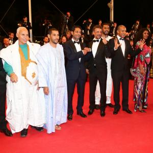 Fatoumata Diawara Abel Jafri Kettly Nol Abderrahmane Sissako Hichem Yacoubi Ibrahim Ahmed and Toulou Kiki at event of Timbuktu 2014