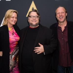 Lisa Firestone von Winterfeldt Guillermo Del Toro and Caspar von Winterfeldt at an event for the Academy Museum