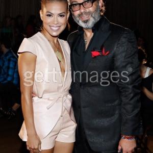 Caption: NEW YORK, NY - SEPTEMBER 12: Actress Toni Trucks and celebrity hair stylist Christo attend the Loris Diran fashion show during Mercedes-Benz Fashion Week at the DiMenna Center on September 12, 2013 in New York City. (Photo by Cindy Ord/Getty Ima