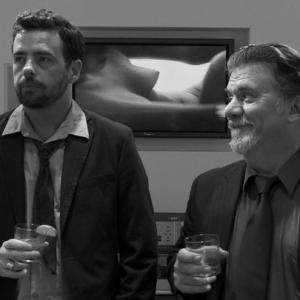 Tim Holt and Patrick G. Keenan in Artifacts, directed by Joe Keller.