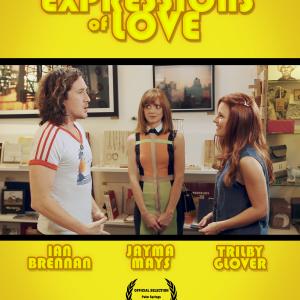 Still of Ian Brennan Jayma Mays and Trilby Glover in Awkward Expressions of Love 2014