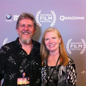 At the San Diego Film Festival September 27 2014 with Mark Krigbaum and Angela Murphy