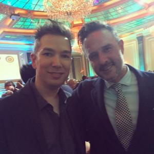 Saige Walker with David Arquette at the Brighter Future for Children's Charity Gala for LA Children's Hospital