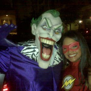Best Costume as the Joker and Karla as the Flash