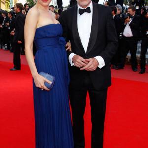Anna Sherbinina & actor Pascal Greggory Cannes 2010