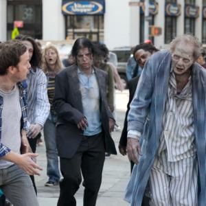 Alan Gary in the middle in Mega Millions Zombie Lottery commercial