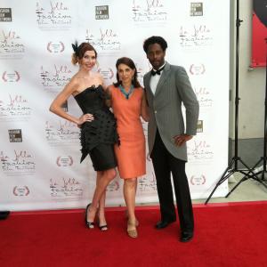 On the red carpet with my co-host & agent for the 4th annual La Jolla Fashion Film Festival