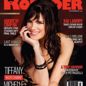 Tiffany Michelle on the March 2009 cover of Rounder Magazine
