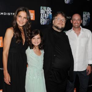 Katie Holmes Guillermo del Toro Bailee Madison and Troy Nixey at event of Nebijok tamsos 2010