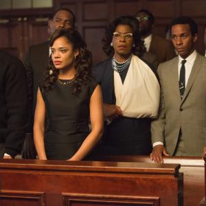 Still of Lorraine Toussaint, Wendell Pierce, Common, Tessa Thompson and André Holland in Selma (2014)