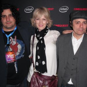 Producer Lenny Bitondo actress Sile Bermingham  Mick Rossi Cinequest Film Festival A Kiss and a Promise