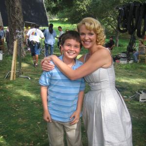 Noah Matthews on location filming The Ugly Truth with Katherine Heigl