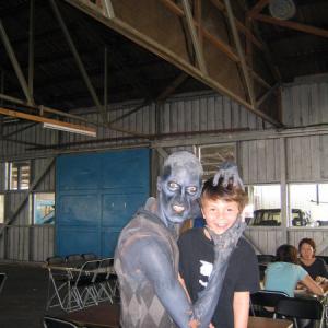 In New Zealand on the set of Boogeyman