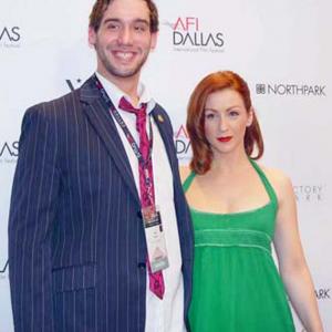 Justin D. Hilliard and Arianne Martin on the Red Carpet at AFI-Dallas