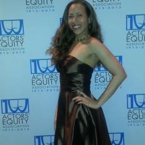 At the Actors Equity Gala to celebrate the unions centennial