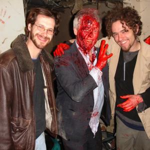 Directing Finale with actor Geoff Burkman and SFX makeup artist Christopher Payne