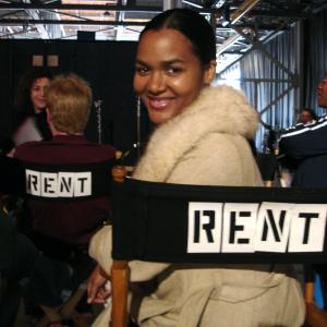 Yoli Mapp StandIn on the film set of RENT 2005