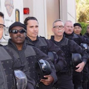 SWAT4HIRE Tactical team on set of NBCs ER  Series Finale