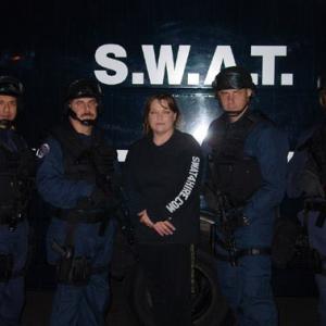 Patricia Homan Davila of SWAT4HIRE on location while filming 24 for FOX with Kiefer Sutherland  other great cast members! Tactical Casting Services provided by Patricia Homan Davila of SWAT4HIRE