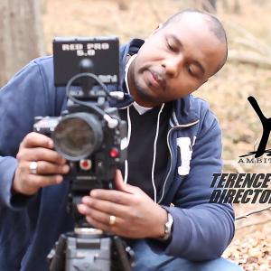 Director Terence Gordon on set of Youthful Ambition in the Carolina's.