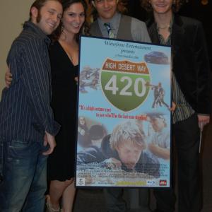 420 high desert way premiere. Tristan Ott with Nick Pasqual, Bear Badeaux, and Crystal Rivers