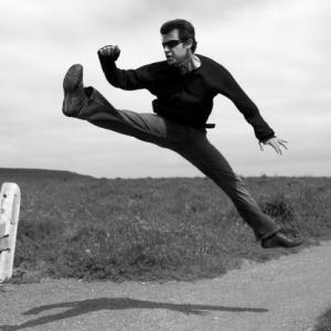 Shero Rauf performing 360 spinning kick